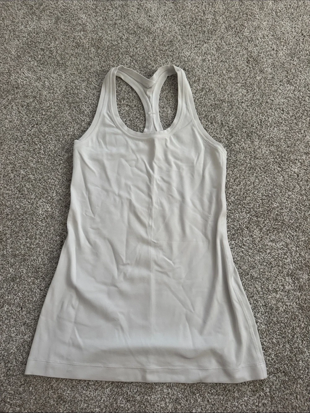 lululemon athletica Cream Racerback Tank